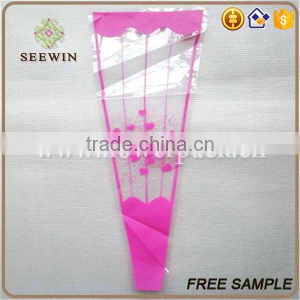 transparent bopp film tattoo flower sleeves