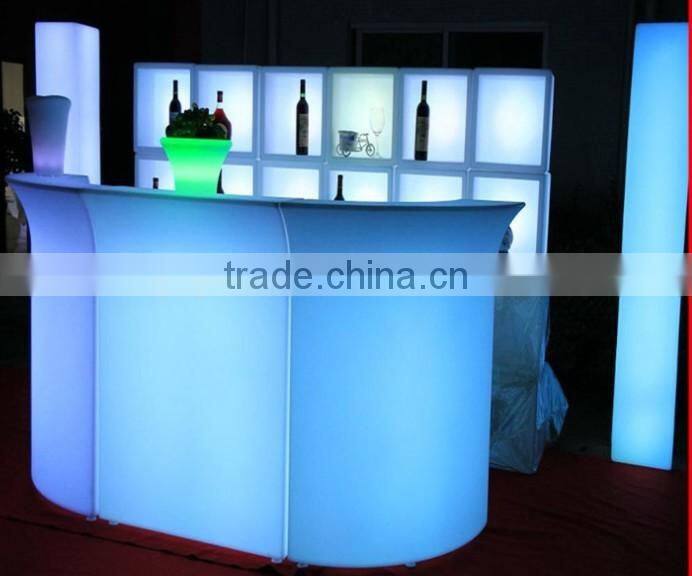 led ice bucket 40*40*40CM, different style led icebucket cube/bar furniture set