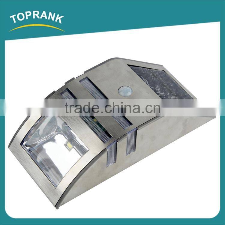 High quality 3m motion and light sensor solar step light