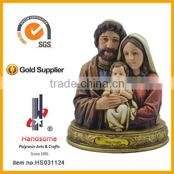 12 Inch Resin Holy Family Catholic Religious Souvenir Statues