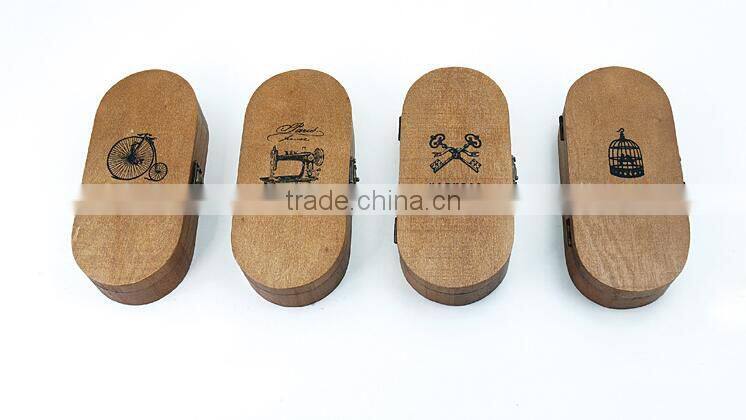 Wood look brown eyeglass case for sunglasses,glasses storage box,handmade box