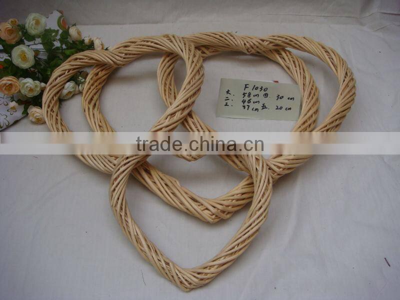 2013 wicker hanging heart for home&garden decration/Christmas craft