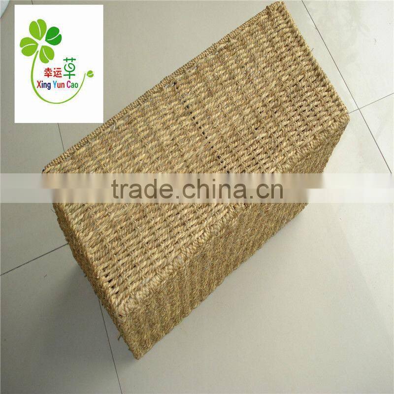 sea-plant storage basket with Window handle