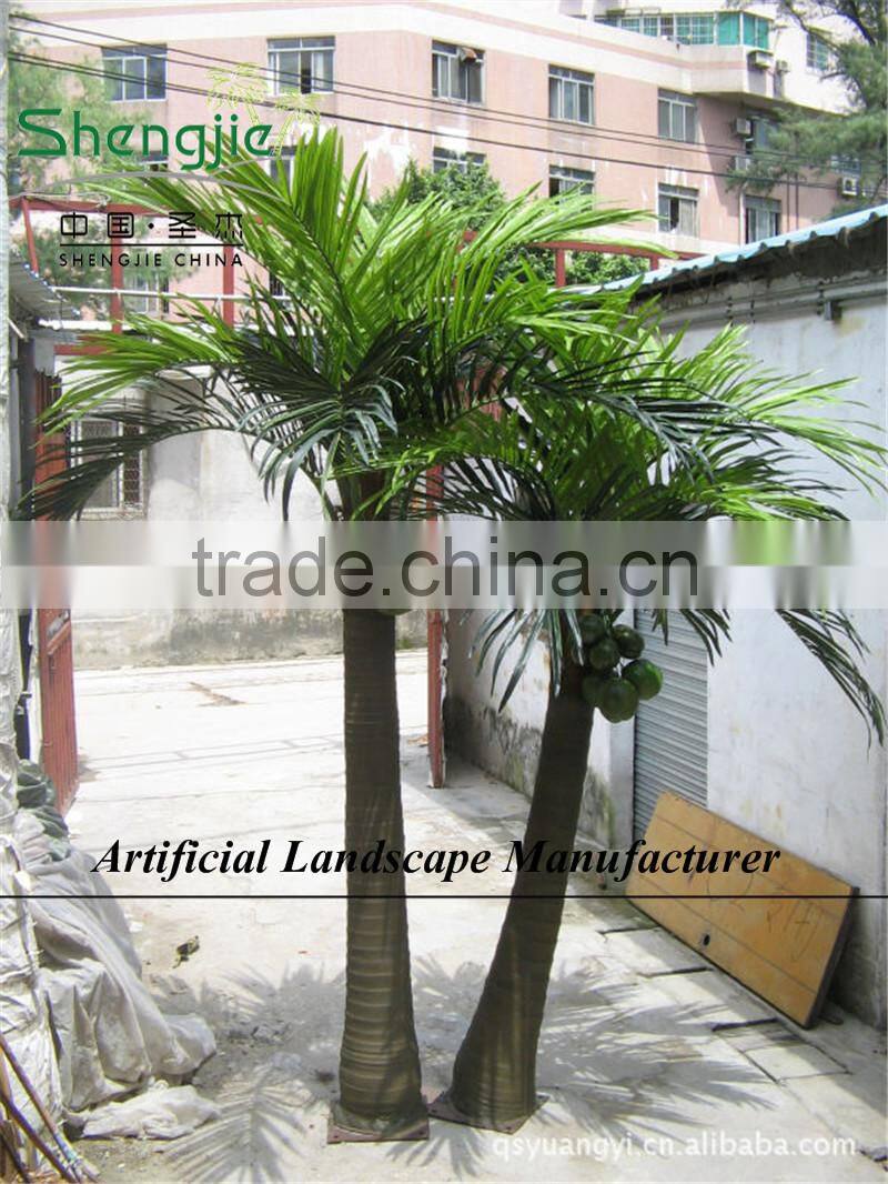 cheap Artificial coconut trees,outdoor coconut palm tree plastic tall tree