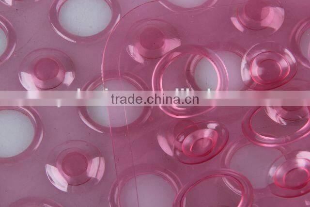 PVC anti slip bath mat with large circular holes/bathroom mat
