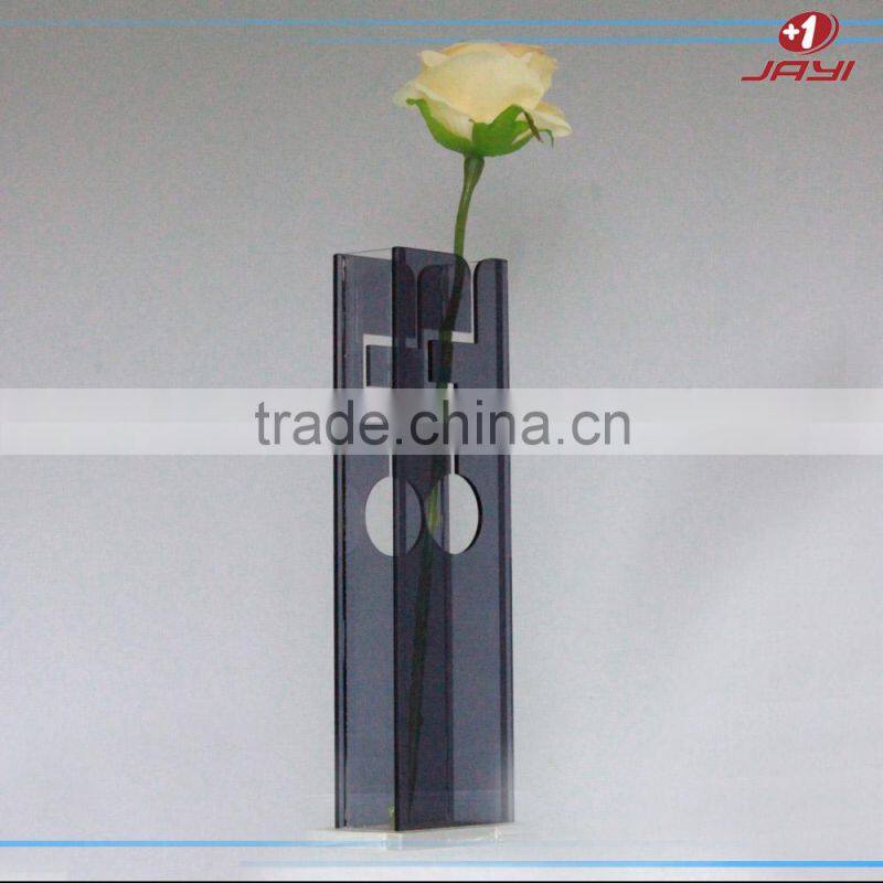Custom cheap tall glass vases & tall plexiglass vase