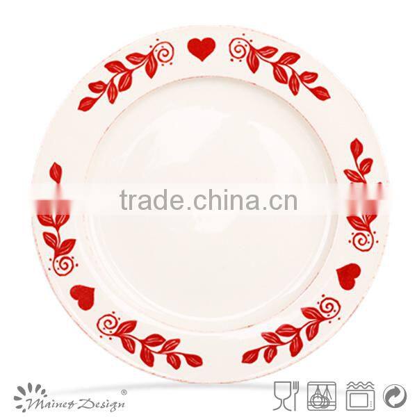 Christmas fashion ceramic plate