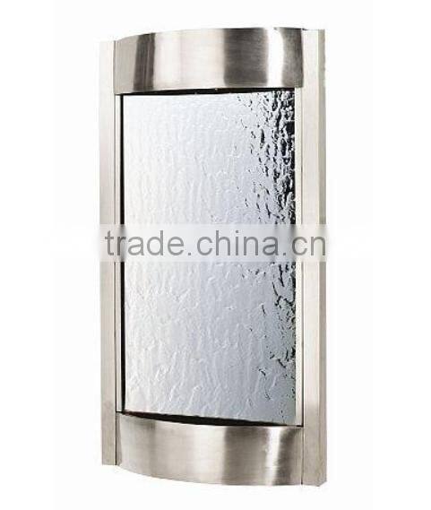 indoor home wall mounted water stainless steel fountain