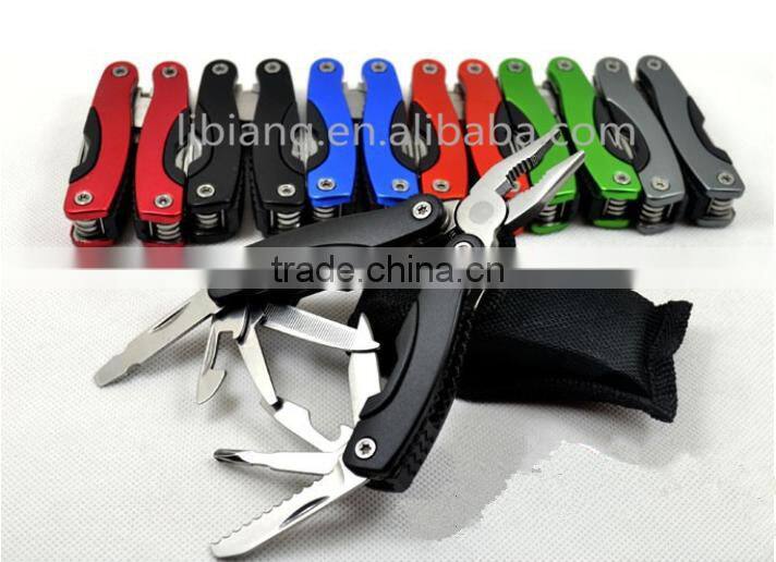 Multi use mini folding pliers