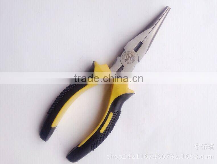 Stainless long flat nose pliers function