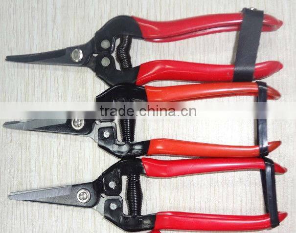 7" Grape scissors bent type and straight type, kinds hand tool