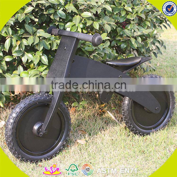Wholesale top sale wooden kids balance bicycle new fashion kids balance bicycle useful bike with no pedal W16C029