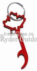 Maple Leaves Bottle Opener Keyring