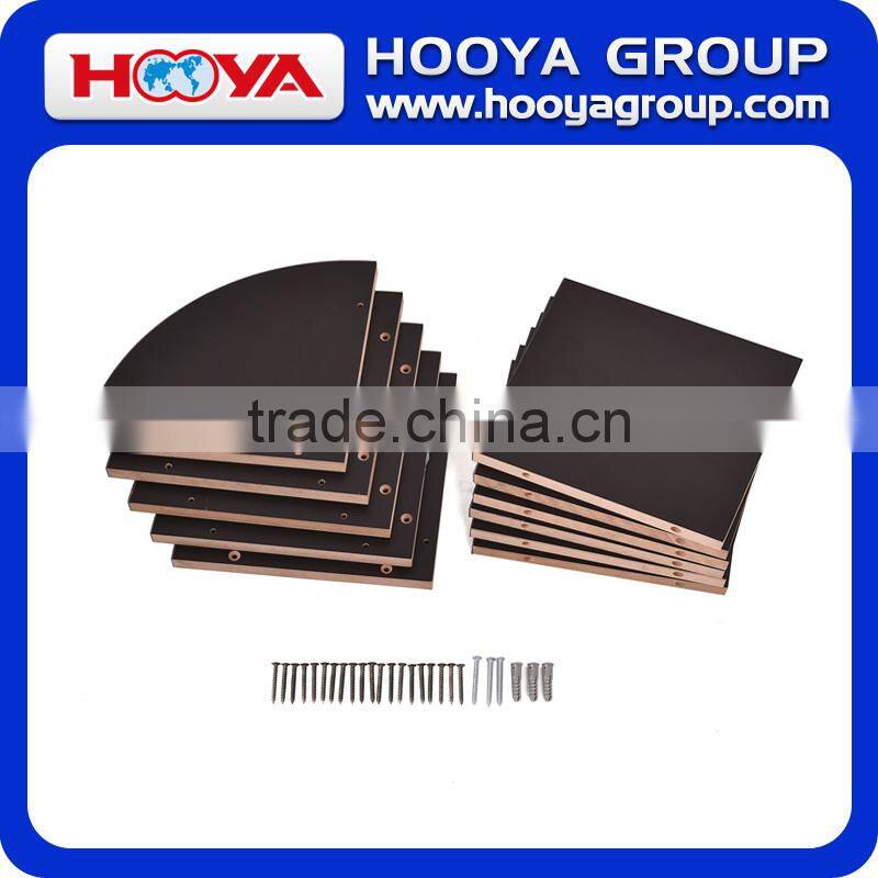 living Room Wood wall Corner Shelf