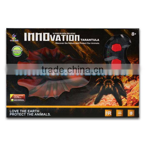 Simulation 360 turn rc spide plastic insect toy infrared insect model