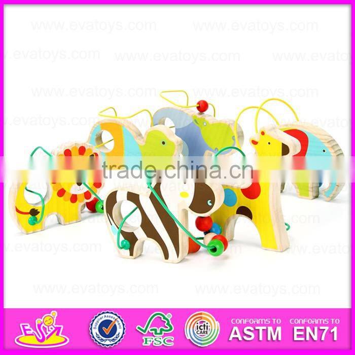 2016 newest baby wooden animal toy,most popular small wooden animal toy W11B092