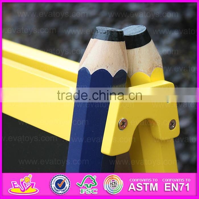 2015 Excellent quality cheap folding kids pencil table and chairs,Cartoon pencil used children table and chair wholesale WO8G138