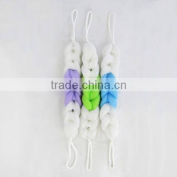 Hot Long Shape Mesh Bath Sponge Mesh Pouf Bath Sponge