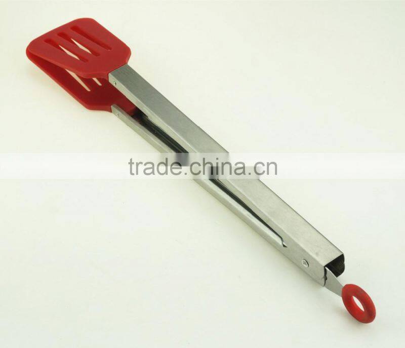 35023 Good Quality Nylon Kitchen Tongs BBQ Cooking Food salad Tongs