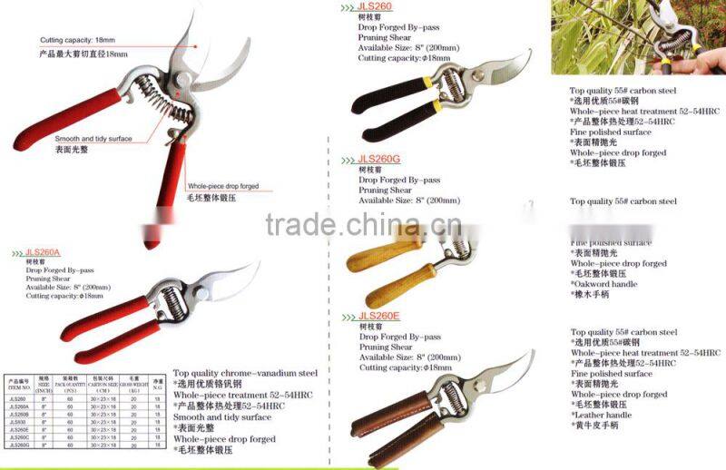Drop Forged By-Pass Pruning Shear itemID:MZAE