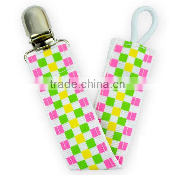 Variety Designs Colorful Baby Pacifier Nipple Clips Holder