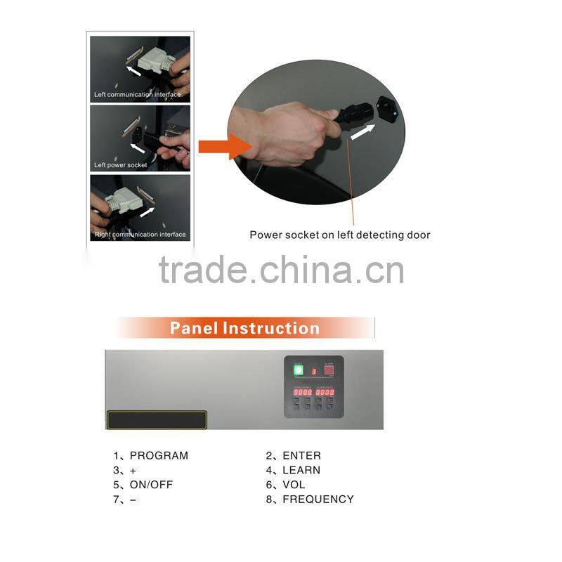 security door frame column walkthrough metal detector gate