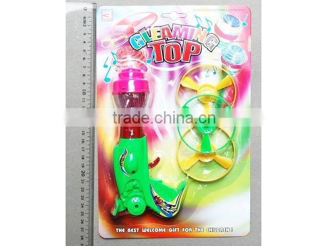 spinning top flashing