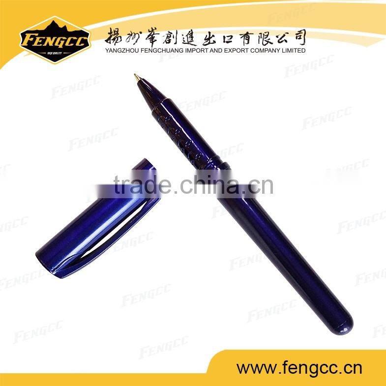 High quality customized logo hotel sign ball point pen in black color