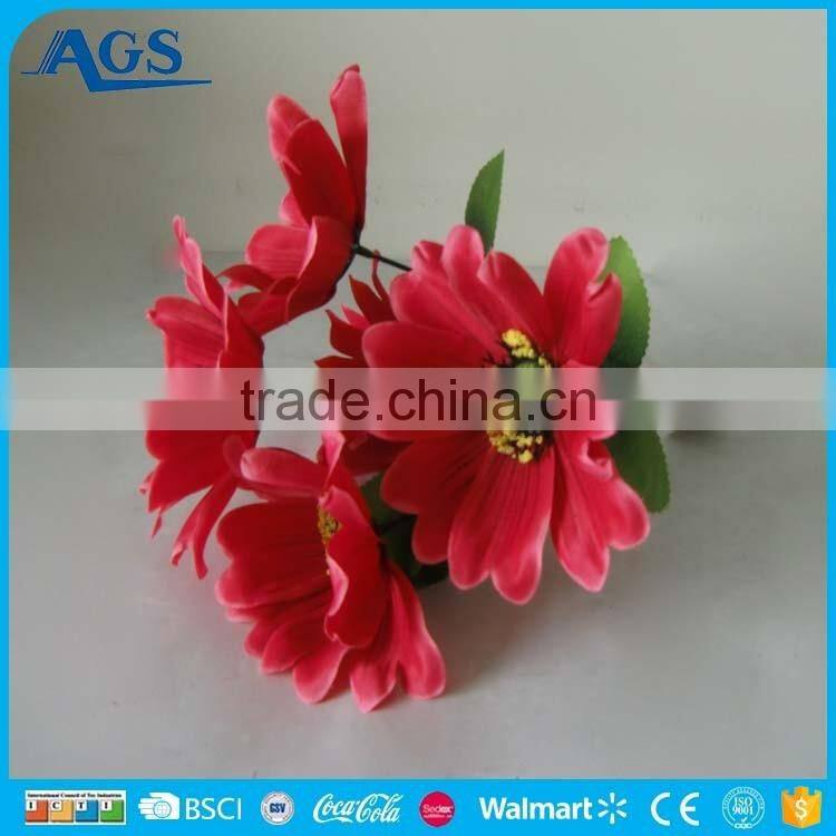 Light Green Fake Garden Plastic Flower Decorative Scenery Flower