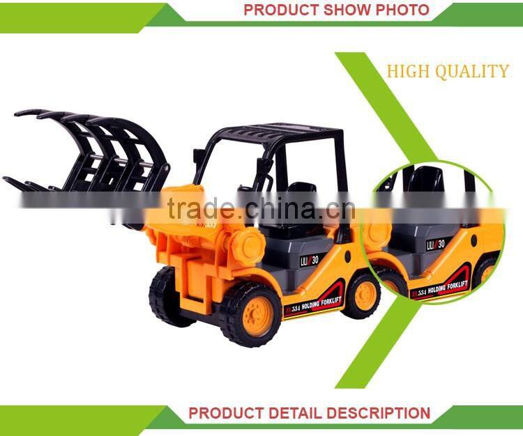 Top sale inertia toys plastic diecast model mini forklift price