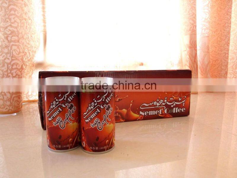Private Label 180mL Can Coffee Beverage with ISO & HACCP
