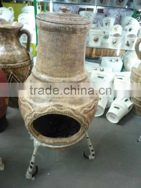 CLAY STOVE CHIMNEY POT