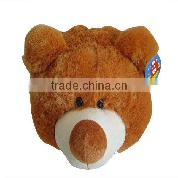 Best quality stuffed warm bear slippers for women