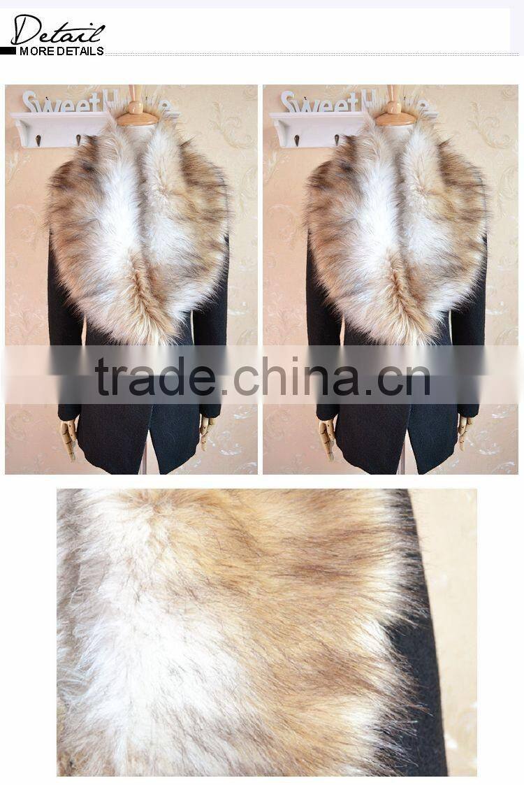 winter top sale and fashion warm lady faux fur decorative fake collar scarf