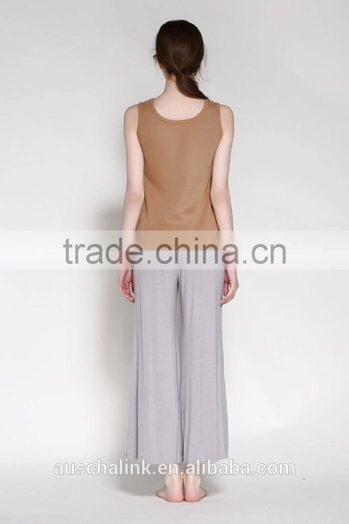 new arrival loose house rayon night pants for girls wholesale