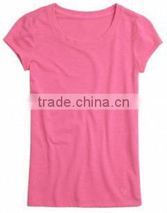 Girl's colorful short sleeve T-shirt