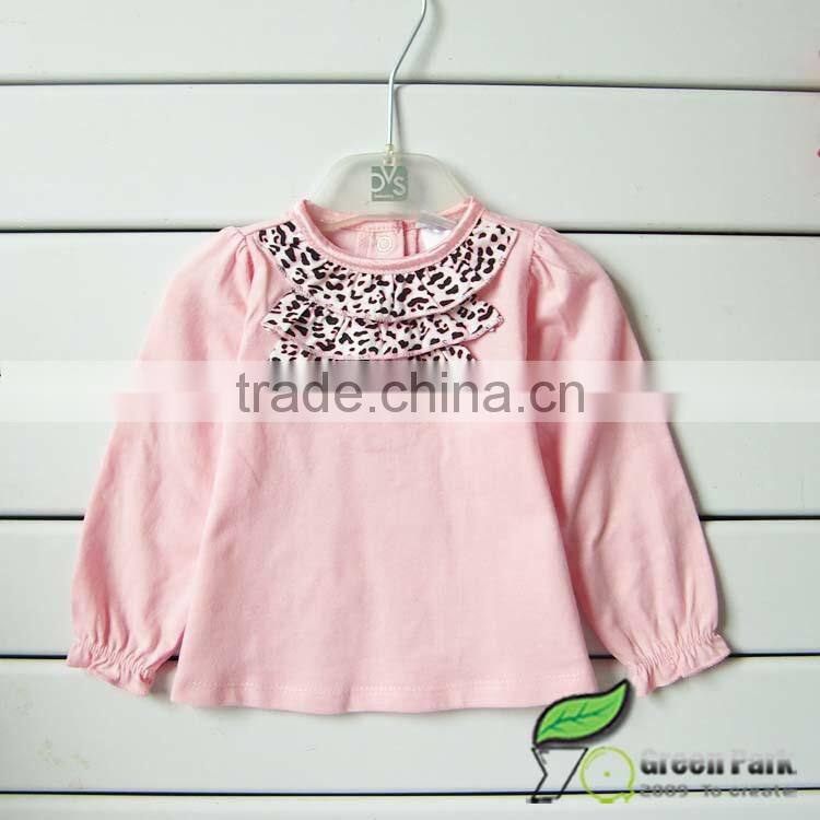 girls cute t shirts+black skirts leopard leggng sets