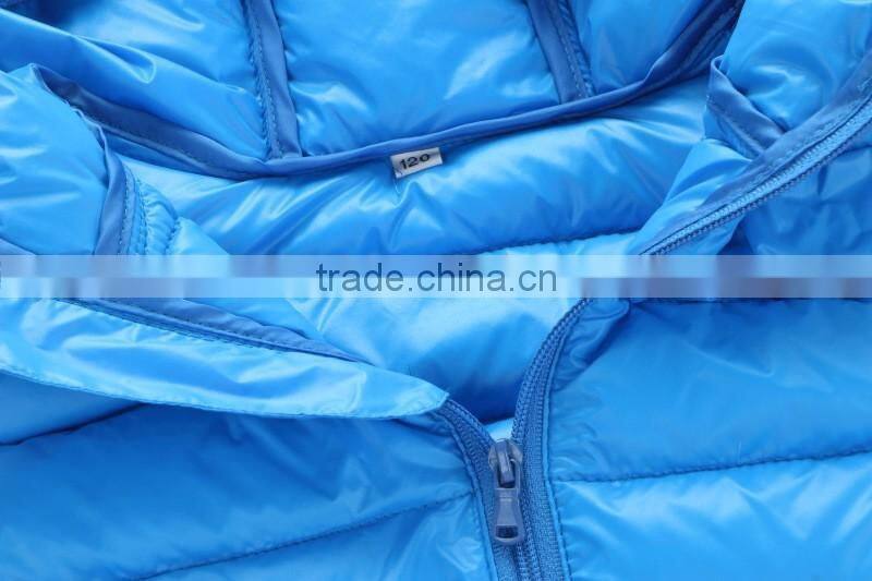 wholesale customize cheap kids children winter down vests and clothes