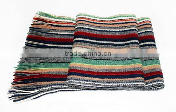 Latest new design fashion simple plaid warm thicken men scarf,knit scarf,classic scarf