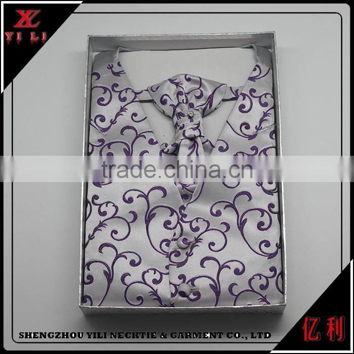 China design handsome cheap colourful waistcoats for men