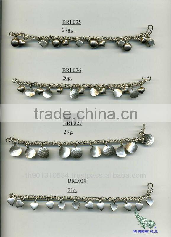 Thai Karen Silver Bracelet Jewelry 925 Sterling Silver