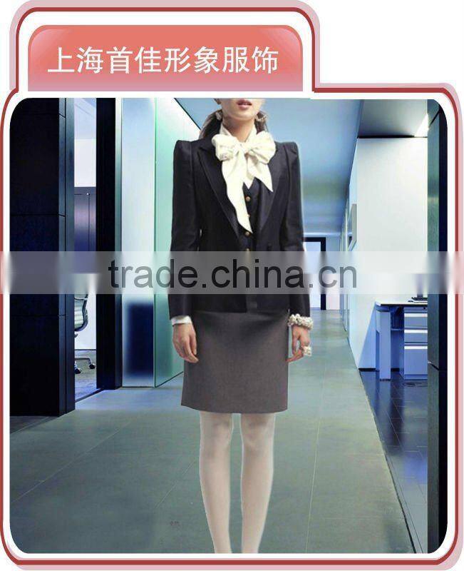 elegant woman business office uniform 2014