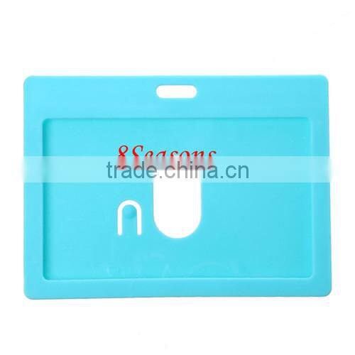 Lightblue Horizontal Polyvinylchlorid ID Cards Badges Holders 10.2cm x7.4cm