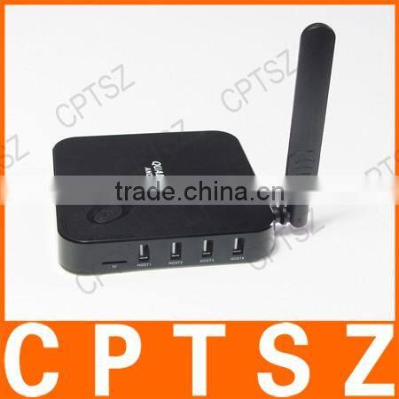 F6 cost-effective quad-core Android 4.4 high definition TV set-top box network player RK3128 1G + 8G