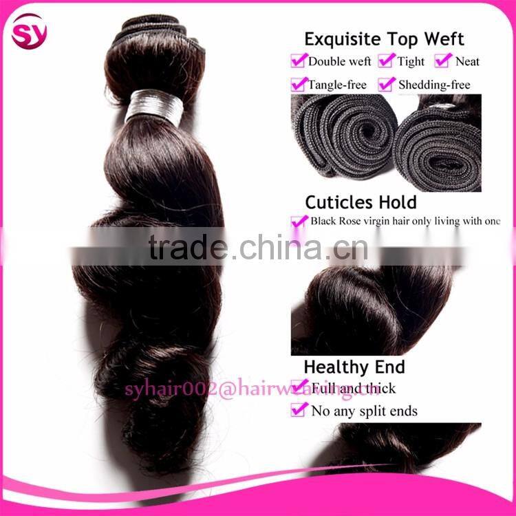 Factory supply 100% human hair extension 8inch Indian temple hair wholesale loose wave 7a virgin hair weaving