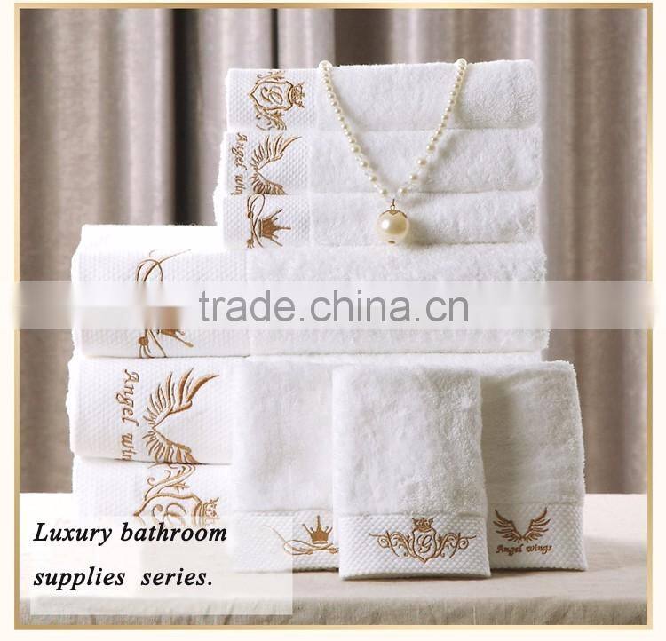 hotel bath towel ,5 star hotel hand face bath towel set