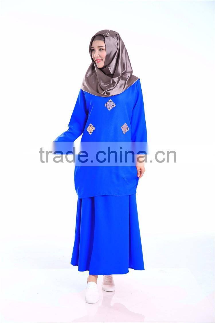 womenmuslim dress two piece set /yimy sunshine hemp abaya kaftan set dresses/ p islamic muslim women dress two piece set