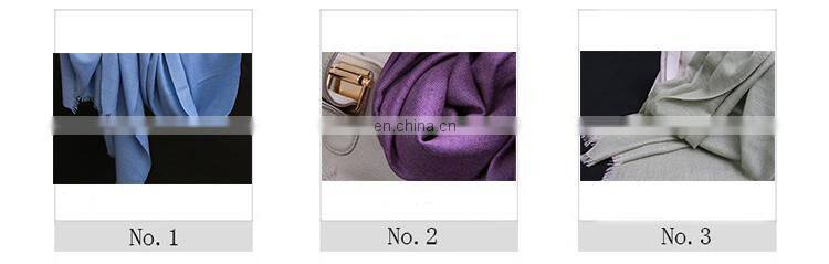 2017 new design factory wholesale blanket scarf shawl autumn winter women solid color custom cashmere scarf pashmina shawls