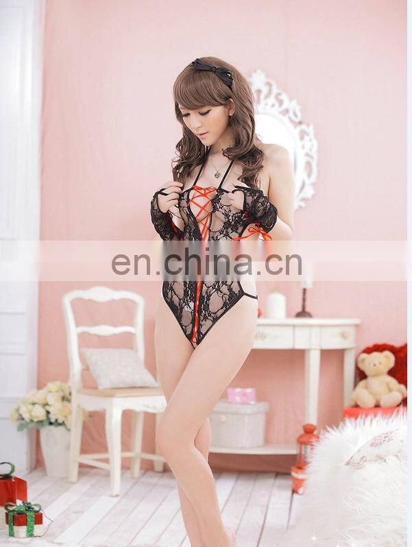 Factory erotic lingerie sexy hot mature women sexy babydoll lace underwear