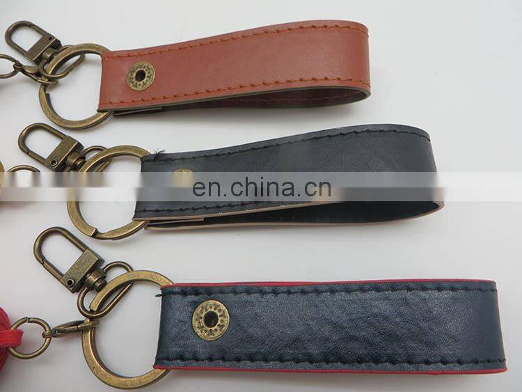 Various Kinds Personalized Design PU Leather Souvenir Keychain